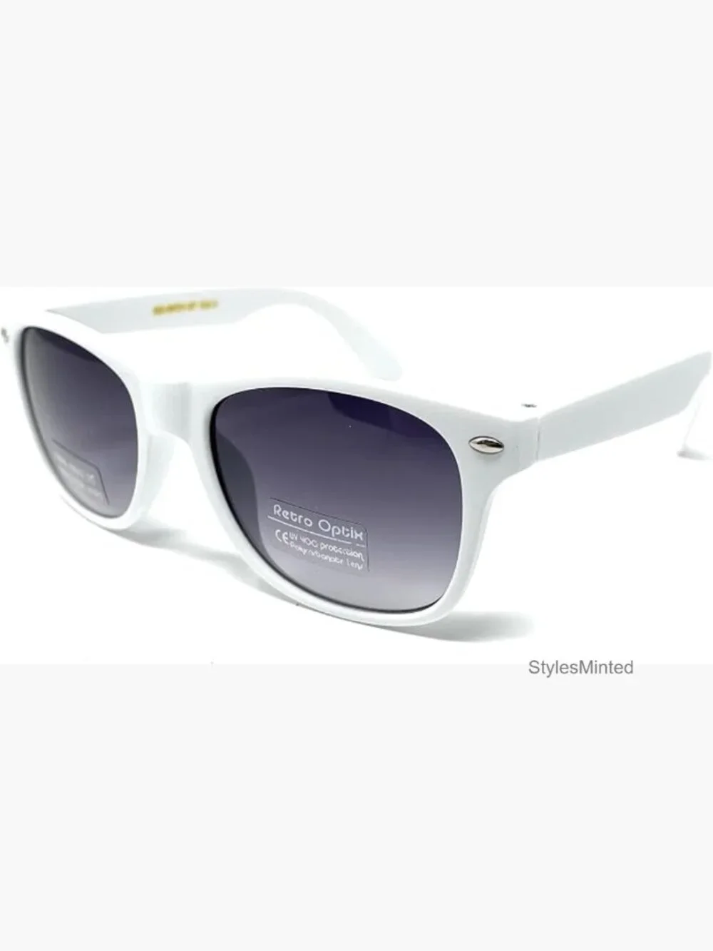Kids Retro Classic Sunglasses UV400 Protection Soft Feel Plastic Frame